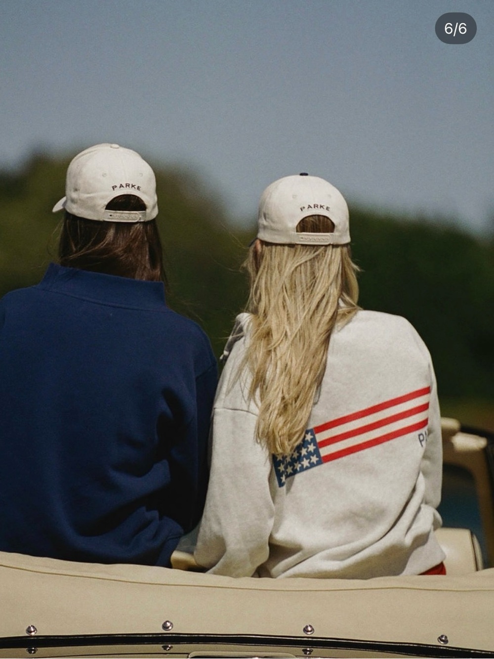 Parke American Flag Half Zip Sweatshirt